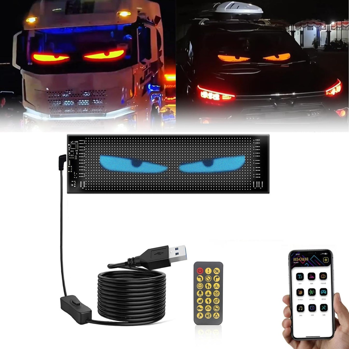 Custom LED Car Signs